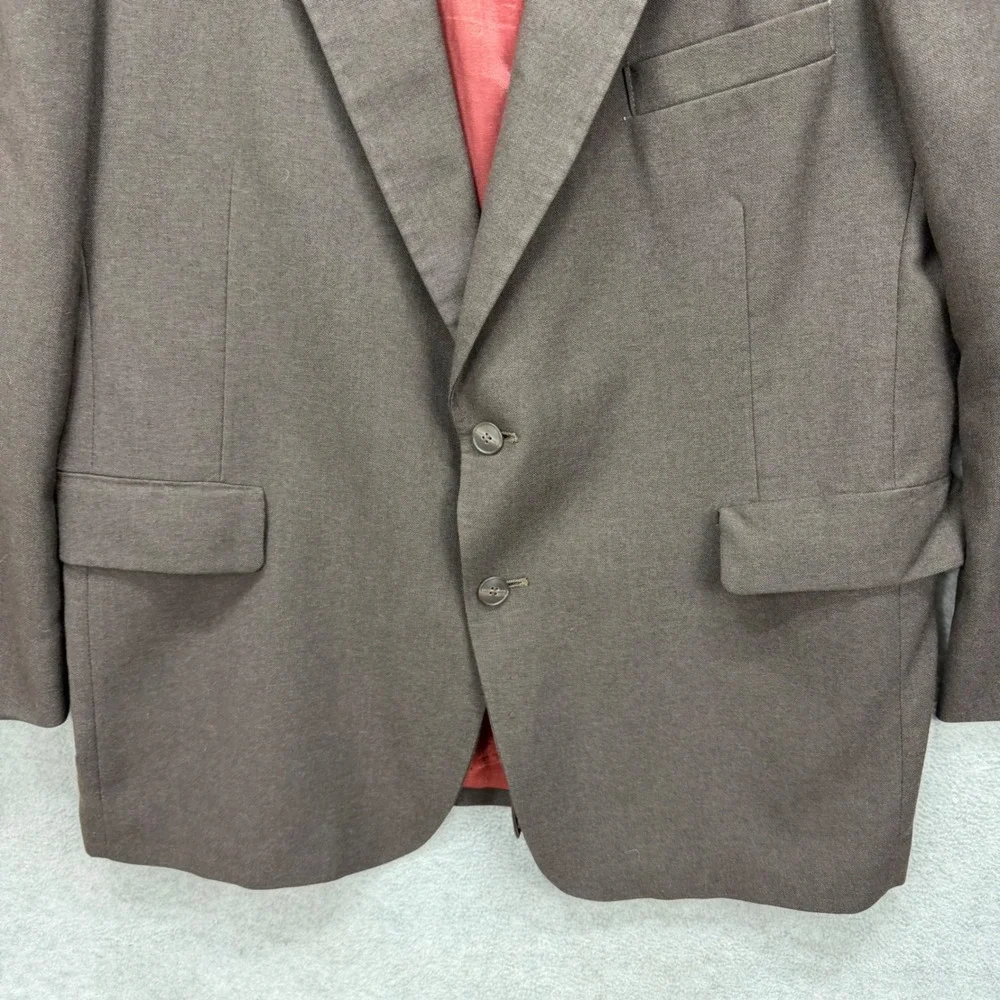 Levi Strauss &‎ Co Blazer Mens 46R Brown Business Class Suit Jacket Vintage USA